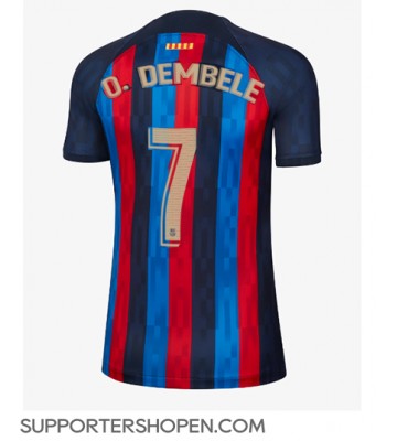 Barcelona Ousmane Dembele #7 Hemma Matchtröja Dam 2022-23 Kortärmad